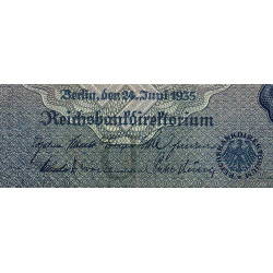 Allemagne - Pick 183a - 100 reichsmark - 24/06/1935 - Lettre U - Série E - Etat : TB+