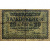 Allemagne - Emission de Posen (Pologne) - Pick R 120 - 20 kopeken - 17/04/1916 - Etat : TB+