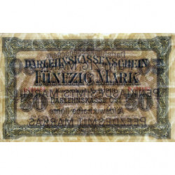 Allemagne - Emission de Kowno (Lituanie) - Pick R 132 - 50 mark - Série D - 04/04/1918 - Etat : TB-