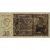 Allemagne - Pick 185 - 20 reichsmark - 16/06/1939 - Lettre W - Série D - Etat : SPL+