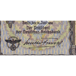 Allemagne - Pick 185 - 20 reichsmark - 16/06/1939 - Lettre W - Série E - Etat : SUP