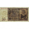 Allemagne - Pick 185 - 20 reichsmark - 16/06/1939 - Lettre W - Série E - Etat : SUP