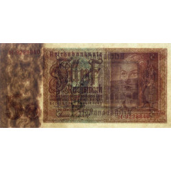 Allemagne - Pick 186a_1 - 5 reichsmark - 01/08/1942 - Lettre P - Série H - Etat : SPL+