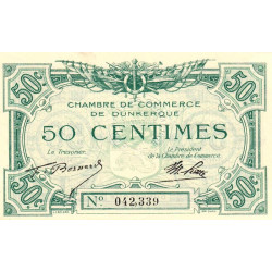 Dunkerque - Pirot 54-1 - 50 centimes - Sans date - Etat : NEUF