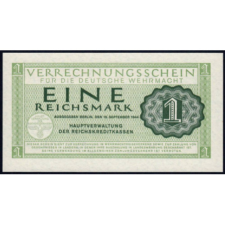 Allemagne - Forces armées - Pick M 38 - 1 reichsmark - 15/09/1944 - Etat : NEUF