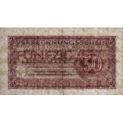 Allemagne - Forces armées - Pick M 41 - 50 reichsmark - 15/09/1944 - Etat : SUP