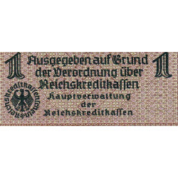 Allemagne - Territoires occupés - Pick R 136a - 1 reichsmark - Série 249 - 1940 - Etat : SPL+