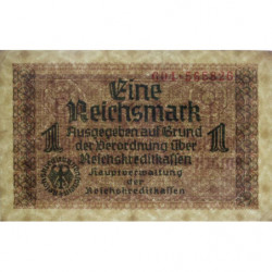Allemagne - Territoires occupés - Pick R 136b - 1 reichsmark - Série 601 - 1940 - Etat : TTB+
