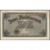 Allemagne - Territoires occupés - Pick R 137b - 2 reichsmark - Série G - 1939 - Etat : TTB