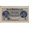 Allemagne - Territoires occupés - Pick R 138a - 5 reichsmark - Série N - 1939 - Etat : TB+