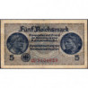 Allemagne - Territoires occupés - Pick R 138a - 5 reichsmark - Série Q - 1939 - Etat : TB
