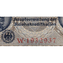 Allemagne - Territoires occupés - Pick R 138a - 5 reichsmark - Série W - 1940 - Etat : TTB+