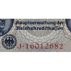 Allemagne - Territoires occupés - Pick R 138b - 5 reichsmark - Série J - 1940 - Etat : SPL