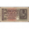 Allemagne - Territoires occupés - Pick R 139 - 20 reichsmark - Série C - 1939 - Etat : B+