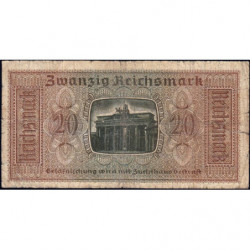 Allemagne - Territoires occupés - Pick R 139 - 20 reichsmark - Série C - 1940 - Etat : B+