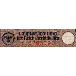 Allemagne - Territoires occupés - Pick R 140 - 50 reichsmark - Série C - 1940 - Etat : pr.NEUF