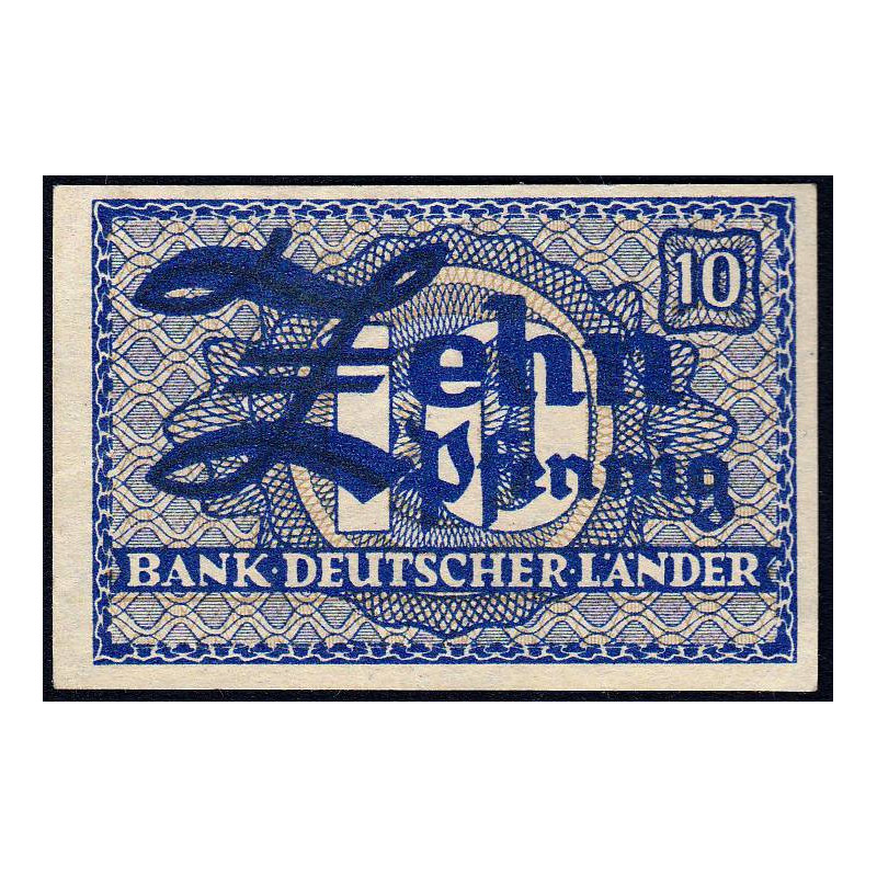 Allemagne RFA - Pick 12_1 - 10 pfennig - 1948 - Etat : NEUF