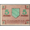 Baden - Occupation Française - Pick S 1001a - 5 pfennig - Série C - 1947 - Etat : NEUF