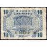 Rhénanie-Palatinat - Occupation Française - Pick S 1005 - 10 pfennig - Série E - 1947 - Etat : B+