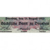 Banque de Saxe - Pick S 961 - 500'000 mark - Sans série - 15/08/1923 - Etat : TTB+