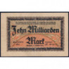 Banque du Württemberg - Pick S 990a - 10 milliard mark - Série G - 15/10/1923 - Etat : TTB+