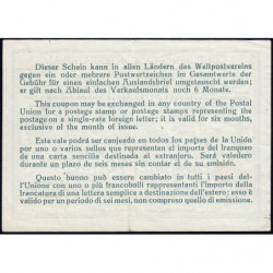 Coupon-réponse international - 35 reichspfennig - 04/12/1930 - Etat : SUP+