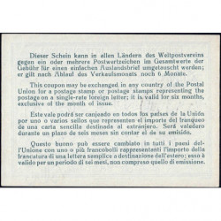 Coupon-réponse international - 35 reichspfennig - 13/01/1931 - Etat : SPL
