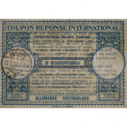 Haan - Coupon-réponse international - 35 reichspfennig - 25/02/1932 - Etat : pr.NEUF