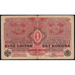 Autriche - Pick 20 - 1 krone - Série 1304 - 01/12/1916 - Etat : TB