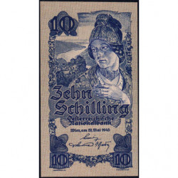 Autriche - Pick 114_2- 10 shilling - 29/05/1945 - Etat : NEUF