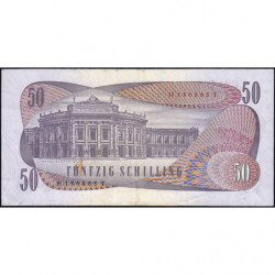 Autriche - Pick 144 - 50 shilling - 02/01/1970 (1983) - Etat : TTB