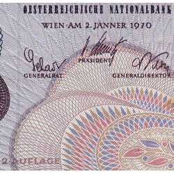 Autriche - Pick 144 - 50 schilling - Série H T - 02/01/1970 (1983) - Etat : TTB