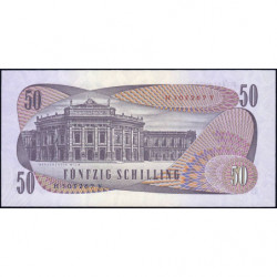 Autriche - Pick 144 - 50 schilling - Série H Y - 02/01/1970 (1983) - Etat : NEUF