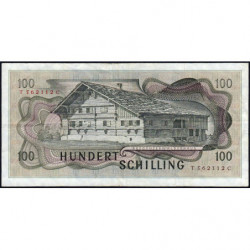 Autriche - Pick 145 - 100 shilling - 02/01/1969 - Etat : TB+