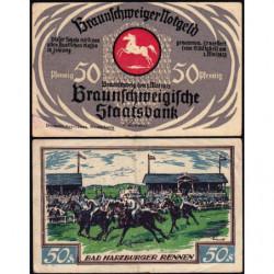 Allemagne - Notgeld - Braunschweig - 50 pfennig - Série 3 - Type h - 01/05/1921 - Etat : TTB