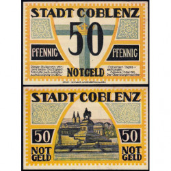 Allemagne - Notgeld - Coblenz - 50 pfennig - Type 1 - 01/05/1921 - Etat : pr.NEUF