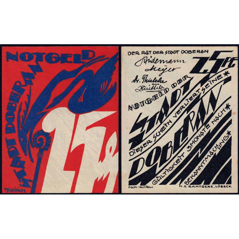 Allemagne - Notgeld - Doberan (Bad Doberan) - 25 pfennig - 1921 - Etat : NEUF