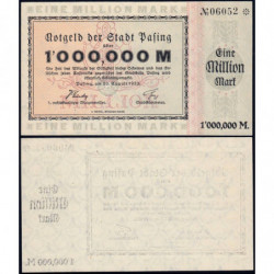 Allemagne - Notgeld - Pasing (Munich) - 1 million mark - 30/08/1923 - Etat : NEUF