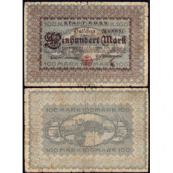 Allemagne - Notgeld - Bonn - 100 mark - 01/10/1922 - Etat : TB-