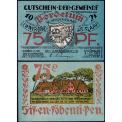 Allemagne - Notgeld - Bordelum - 75 pfennig - 1921 - Etat : SUP