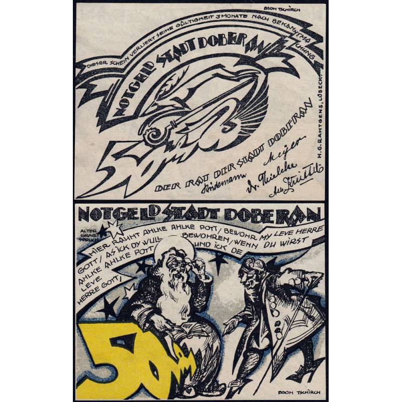 Allemagne - Notgeld - Doberan (Bad Doberan) - 50 pfennig - 1921 - Etat : NEUF