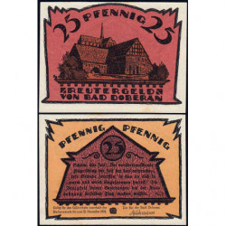 Allemagne - Notgeld - Doberan (Bad Doberan) - 25 pfennig - 1922 - Etat : NEUF