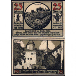 Allemagne - Notgeld - Dornburg - 25 pfennig - 01/09/1921 - Etat : SPL