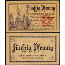 Allemagne - Notgeld - Lippe (Lippe Detmold) - 50 pfennig - 13/11/1918 - Etat : NEUF