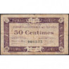 Rodez et Millau - Pirot 108-1 variété - 50 centimes - Sans série - 12/03/1915 - Etat : TB