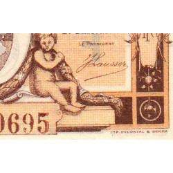 Aurillac (Cantal) - Pirot 16-7 - 50 centimes - Série F - 1915 - Etat : SUP+