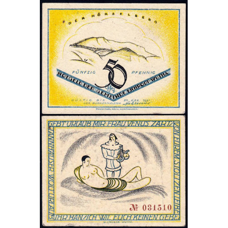 Allemagne - Notgeld - Eichrodt (Wutha-Farnroda) - 50 pfennig - 1921 - Etat : TTB+