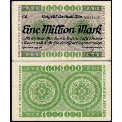 Allemagne - Notgeld - Essen - 1 million mark - Série Cd - 12/08/1923 - Etat : SUP