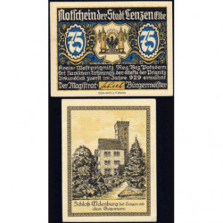 Allemagne - Notgeld - Lenzen an der Elbe - 75 pfennig - 1922 - Etat : SPL+