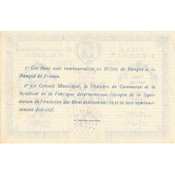 Elbeuf - Pirot 55-13 - 2 francs - 1917 - Etat : SUP